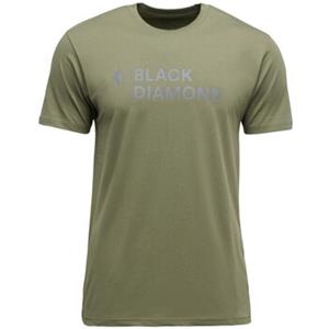 Black Diamond Heren Mini Stacked T-shirt