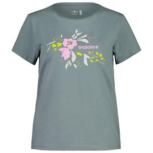 Maloja  Women's OssiM. - T-shirt, grijs/turkoois