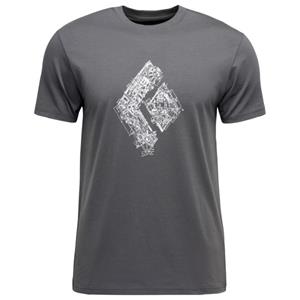 Black Diamond Heren Engineered Diamond T-shirt