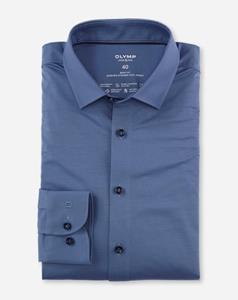 Olymp Overhemd Level Five 24/Seven Body Fit Blauw New York Kent 