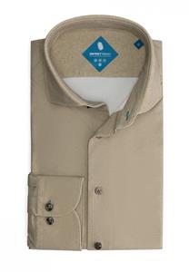 District Indigo Performance Overhemd Beige  