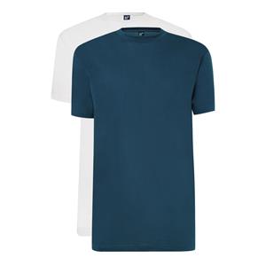 Alan Red T-shirts Virginia 2-pack Denim/White  