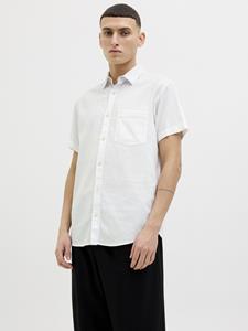 Jack & Jones jorvarenna dobby shirt ss 12271109 cloud dancer
