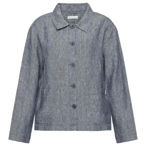 KnowledgeCotton Apparel  Women's Regular Linen Overshirt - Vrijetijdsjack, grijs