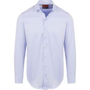 Suitable Overhemd Lange Mouw  Twill Overhemd Lichtblauw