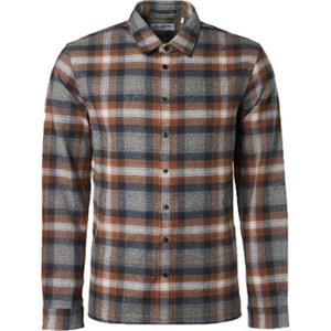 No Excess Overhemd Lange Mouw  Overhemd Ruiten Caramel