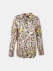 Mucho Gusto  blouse saint denis luipaard geel roze