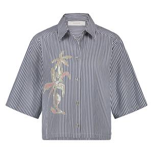 Nukus Nks02026 217 isa blouse stripe navy/offwhite