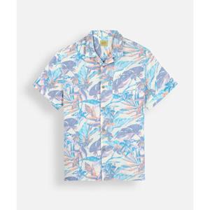 Oxbow Overhemd Lange Mouw  Viscose bedrukt overhemd met korte mouwen TROPICS