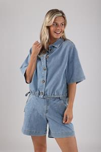 Nukus Nks02068 24 jessie blouse bleached denim