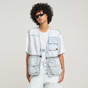 G-Star RAW Mega Modular Bodywarmer - Lichtblauw - Dames