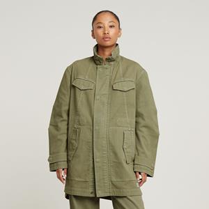 G-Star RAW Overdyed Parka - Groen - Dames