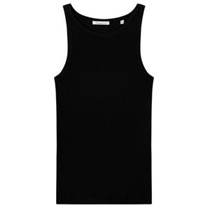 KnowledgeCotton Apparel  Women's Racer Rib Top - Top, zwart