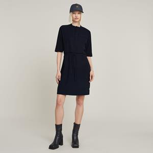 G-Star RAW Jurk Fluid - Donkerblauw - Dames