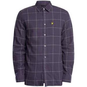 Lyle & Scott Overhemd Lange Mouw Lyle & Scott Pied-de-poule flanellen overhemd