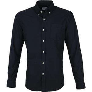 Colorful Standard Overhemd Lange Mouw  Overhemd Navy