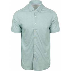 Desoto Overhemd Lange Mouw  Short Sleeve Jersey Overhemd Lichtgroen