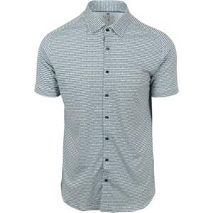 Desoto Overhemd Lange Mouw  Short Sleeve Jersey Overhemd Print Groen
