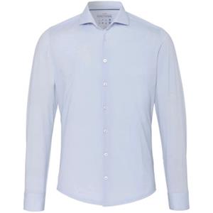 Pure Overhemd Lange Mouw  The Functional Shirt Lichtblauw Uni