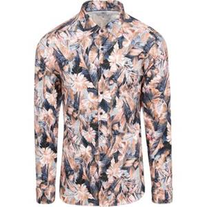 Desoto Overhemd Lange Mouw  Overhemd Botanic Print Multicolour