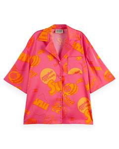 Scotch & Soda Blouse korte mouw u9a00631t
