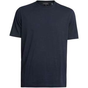 Ted Baker Tywinn Plan Heren T-shirt 271985-MARINE