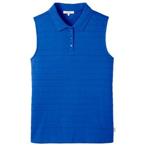 Tranquillo  Women's Bluse aus Ajour-Jersey - Top, blauw