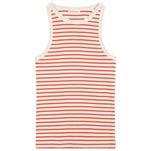 KnowledgeCotton Apparel  Women's Striped Racer Rib Top - Top, roze