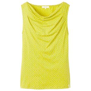 Tranquillo  Women's Top mit Wassserfallausschnitt - Top, geel