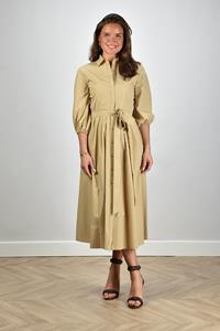 Max Mara Weekend  jurk Kentia met ceintuur 004 beige
