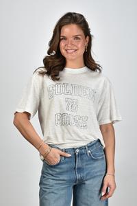 Golden Goose t-shirt met logoprint wit
