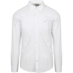 Barbour Overhemd Lange Mouw  Shirt Nelson Tailored White