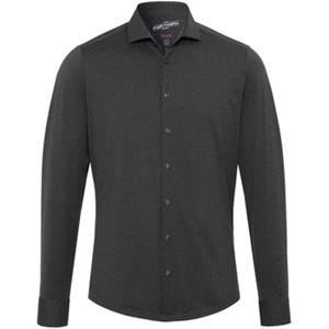 Pure Overhemd Lange Mouw  H.Tico The Functional Shirt Antraciet
