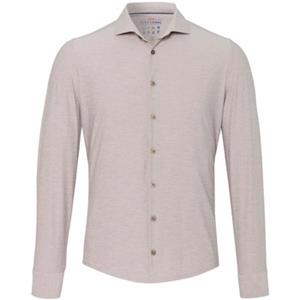 Pure Overhemd Lange Mouw  The Functional Shirt Lichtbeige