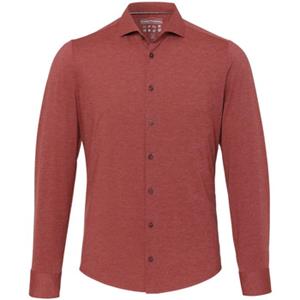 Pure Overhemd Lange Mouw  The Functional Shirt Terra Rood