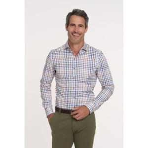 R2 Amsterdam Overhemd Lange Mouw  R2 Overhemd Ruiten Multicolour
