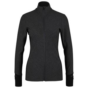 Icebreaker  Women's Descender L/S Zip - Fleecevest, zwart