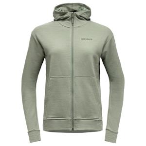 Devold  Women's Everyday Zip Hoodie - Merinovest, olijfgroen