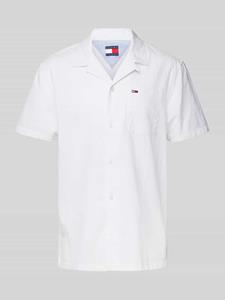 TOMMY JEANS Overhemd met korte mouwen TJM LINEN BLEND CAMP SS EXT