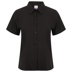 Henbury Dames wicking shirt met korte mouwen