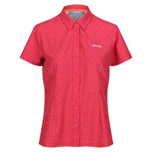 Regatta Dames gebloemd packaway reisshirt met korte mouwen