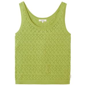 Tranquillo  Women's Ajour Strick-Top - Top, olijfgroen/groen