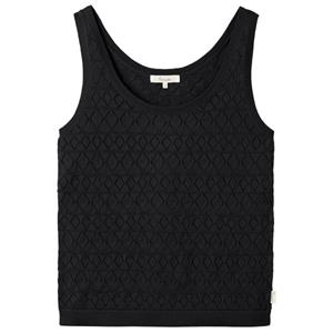 Tranquillo  Women's Ajour Strick-Top - Top, zwart