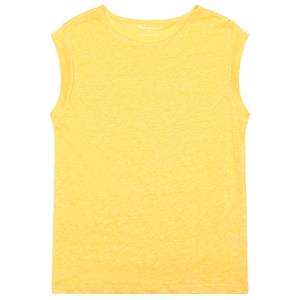 KnowledgeCotton Apparel  Women's Loose Fold Up Linen - Top, geel
