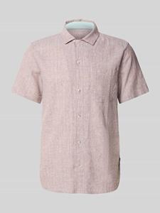 Tom Tailor Structured cotton linen shirt
