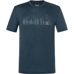Bergzeit Basics Heren Super.Natural Forest Biker T-shirt
