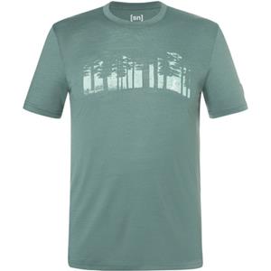 Bergzeit Basics Heren Super.Natural Forest Biker T-shirt