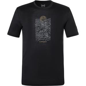Bergzeit Basics Heren Super.Natural Sunset Lines T-shirt