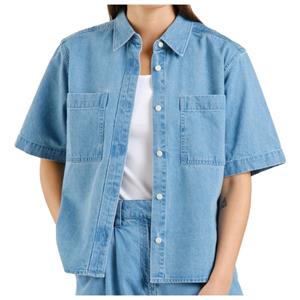 Dedicated  Women's Shirt Stensvik Denim - Blouse, blauw