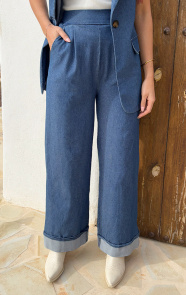 The Musthaves Loose Fit Denim Pantalon